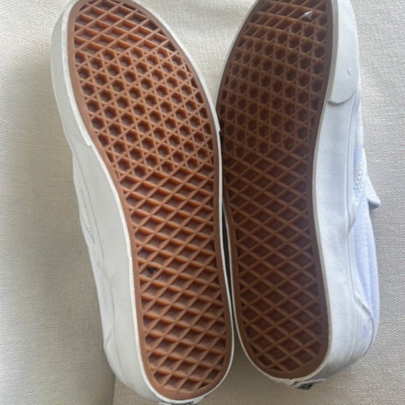 EUC Vans Off the Wall Slip-On Core Classic checkerboard true white size 8.5 - Picture 5 of 7